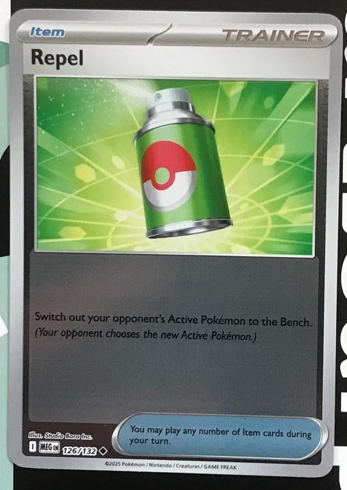 Pokemon - Repel (MEG 126) - Reverse holo.., Ophalen of Verzenden, Nieuw, Losse kaart, Foil
