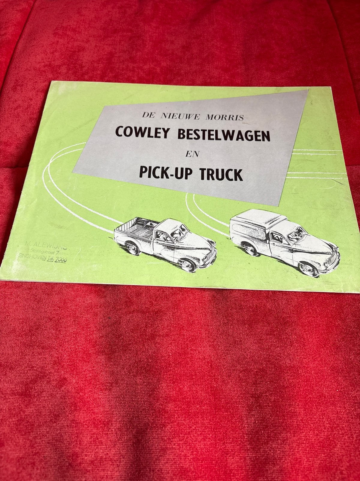 Morris Cowley Bestelwagen & Pick-up Truck folder, Boeken, Auto's | Boeken, Ophalen of Verzenden, Gelezen, Overige merken