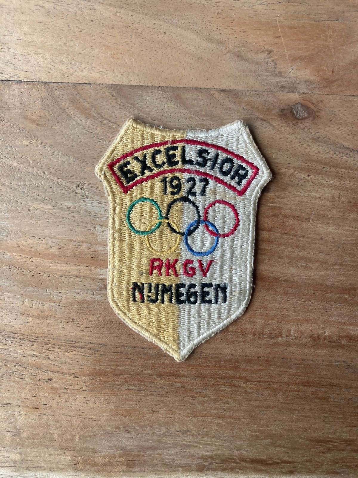 Excelsior Nijmegen insigne., Ophalen of Verzenden, Zo goed als nieuw, Overige sporten, Overige typen