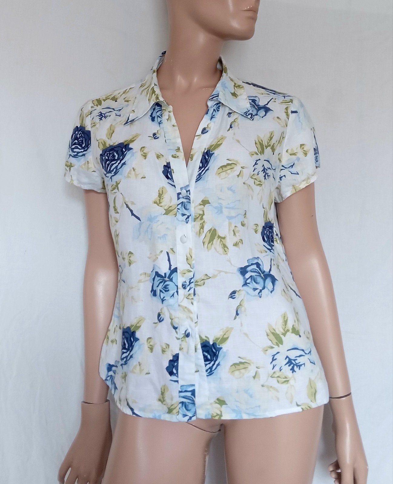 FRANCO CALLEGARI LINNEN Blouse , Maat 40, Ophalen of Verzenden, Zo goed als nieuw, Maat 38/40 (M), Overige kleuren