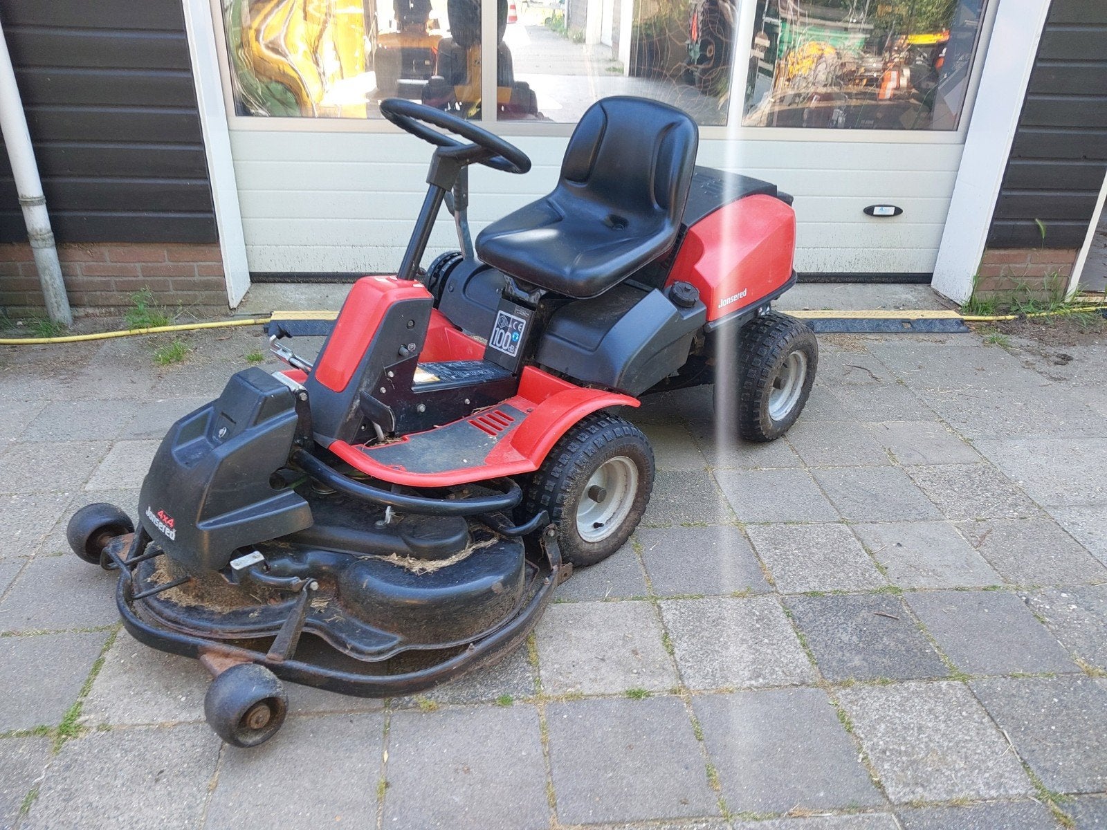 Jonsered Rider Zitmaaier 4x4 - Hydrostaat achteras defect, Ophalen, Gebruikt, Elektrische starter, Jonsered