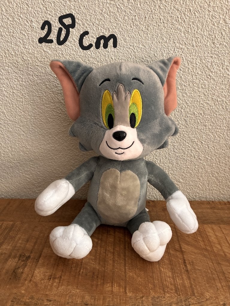 Knuffel Tom van Tom & Jerry. Ong. 28 cm. ZGAN., Ophalen of Verzenden, Zo goed als nieuw, Overige typen, Middelgroot (20 tot 80 cm)