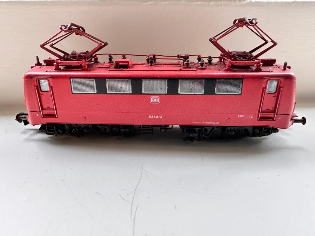 Fleischmann Piccolo N-schaal locomotief  BR 141 DB 141 414-3, Hobby en Vrije tijd, Gebruikt, Fleischmann, Ophalen of Verzenden