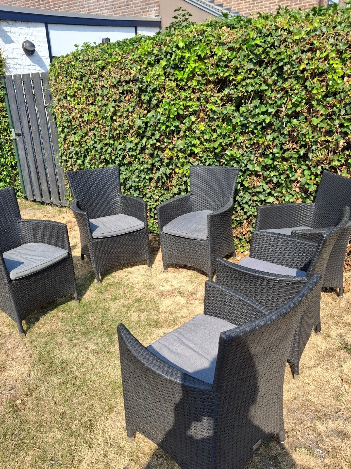 6 tuinstoelen bois le duc, Ophalen, Gebruikt, Kunststof