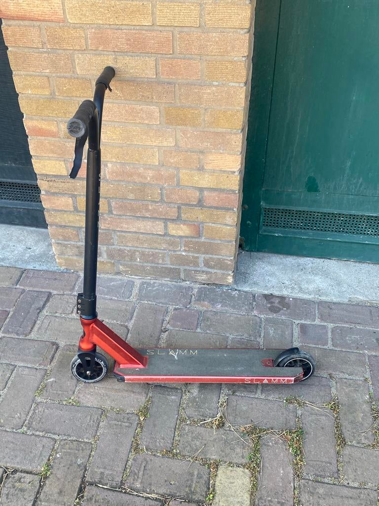 Slamm Stuntstep - Oranje/Zwart, Fietsen en Brommers, Steps, Ophalen, Zo goed als nieuw, Gewone step
