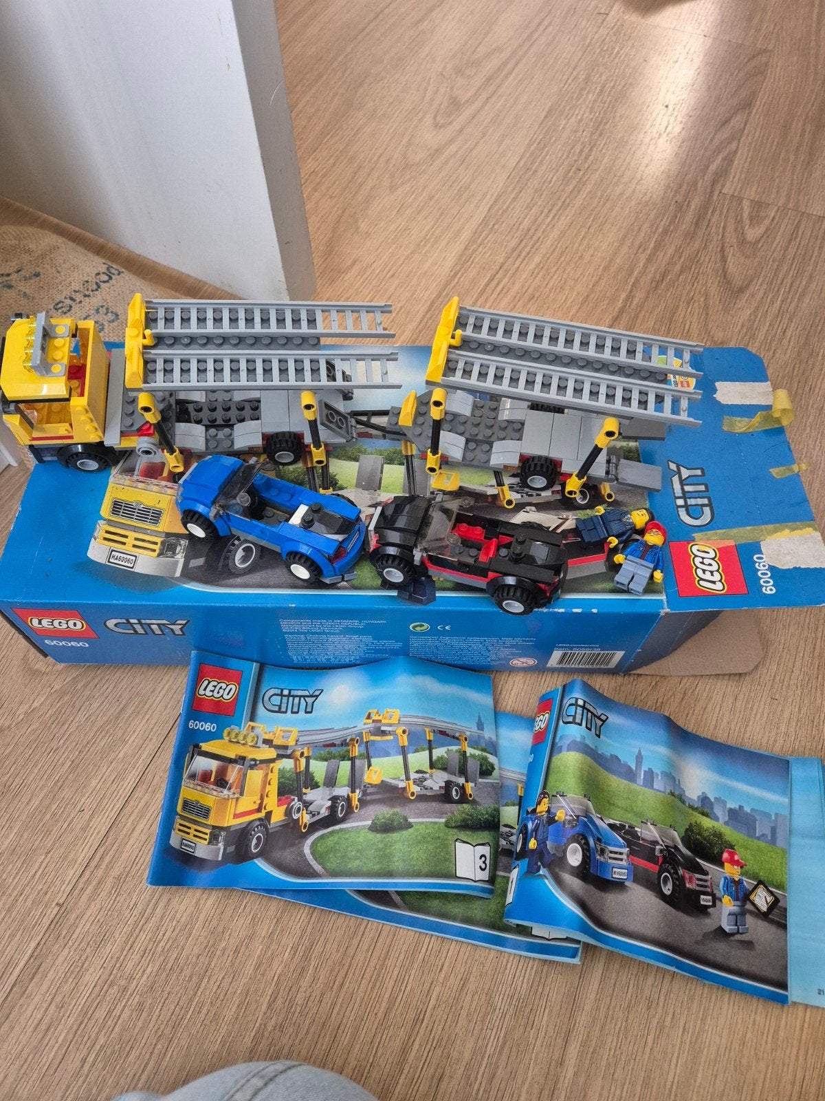 Lego City 60060 Auto Transporter met 2 auto's, Kinderen en Baby's, Inclusief instructies, Lego, Ophalen of Verzenden, Complete set
