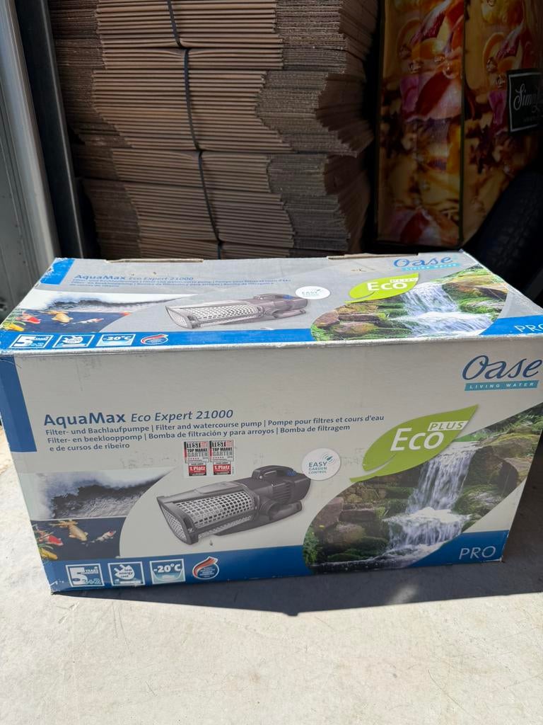Oase Aquamax Eco Expert 23000 vijverpomp (nieuw!), Tuin en Terras, Vijver-toebehoren, Ophalen, Nieuw, Vijverpomp