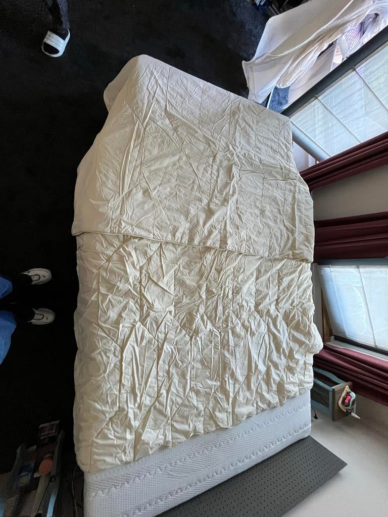 4-seizoenen dekbed - Quality Textiles - Wol, Huis en Inrichting, Slaapkamer | Beddengoed, Gebruikt, Deken of Dekbed, Tweepersoons