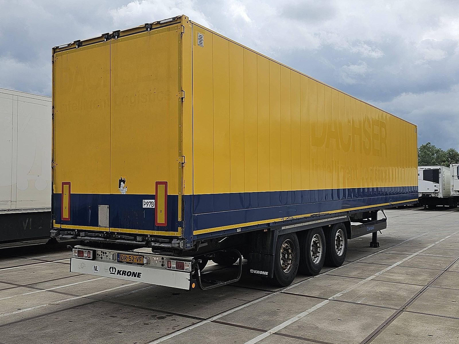 KRONE SD DRYLINER textile dopplestock, Overige kleuren, Origineel Nederlands, Bedrijf, Aanhangers en Opleggers