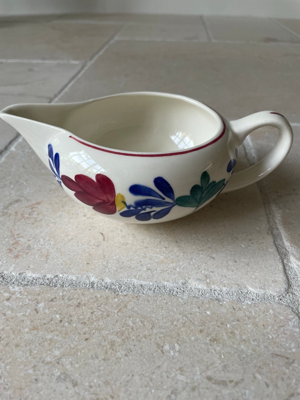 Boerenbont Melkkannetje - Vintage Servies, Ophalen of Verzenden, Steen/keramiek, Meerkleurig, Overige merken