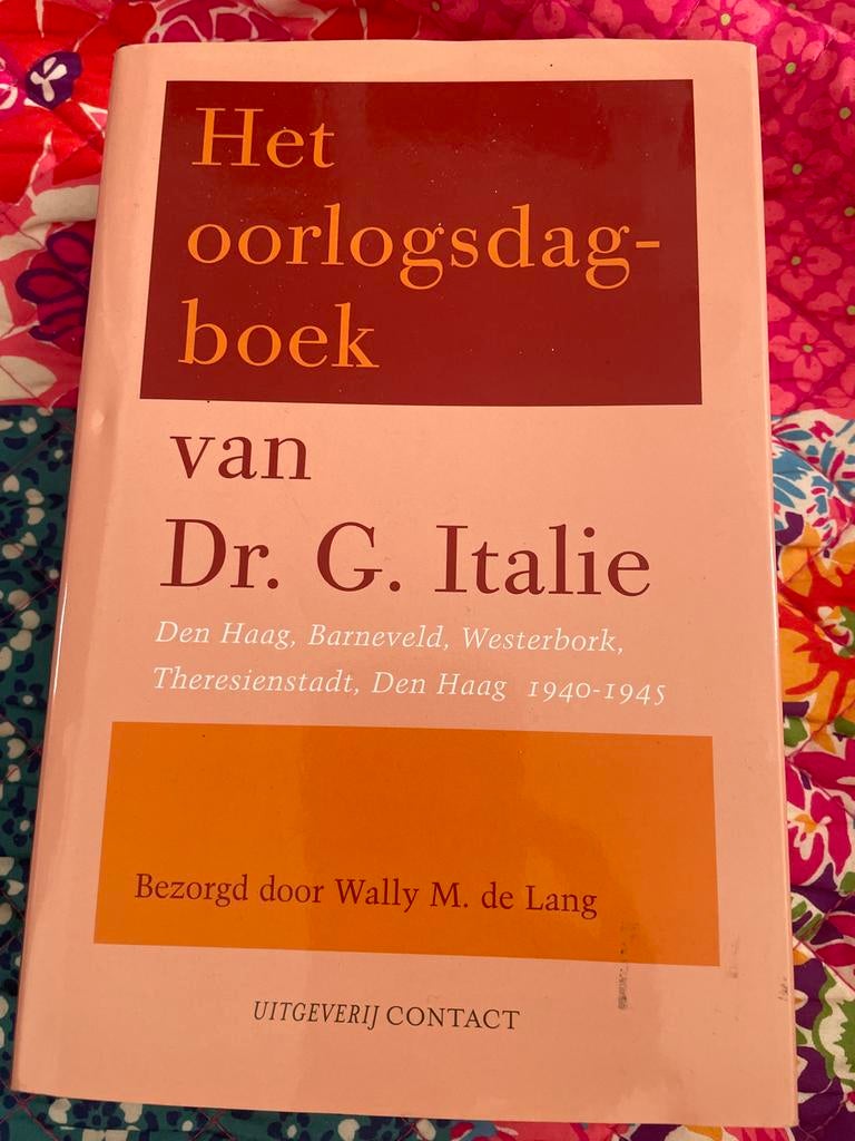 Het oorlogsboek van Dr. G. Italie 1940-1945, Ophalen of Verzenden, Zo goed als nieuw