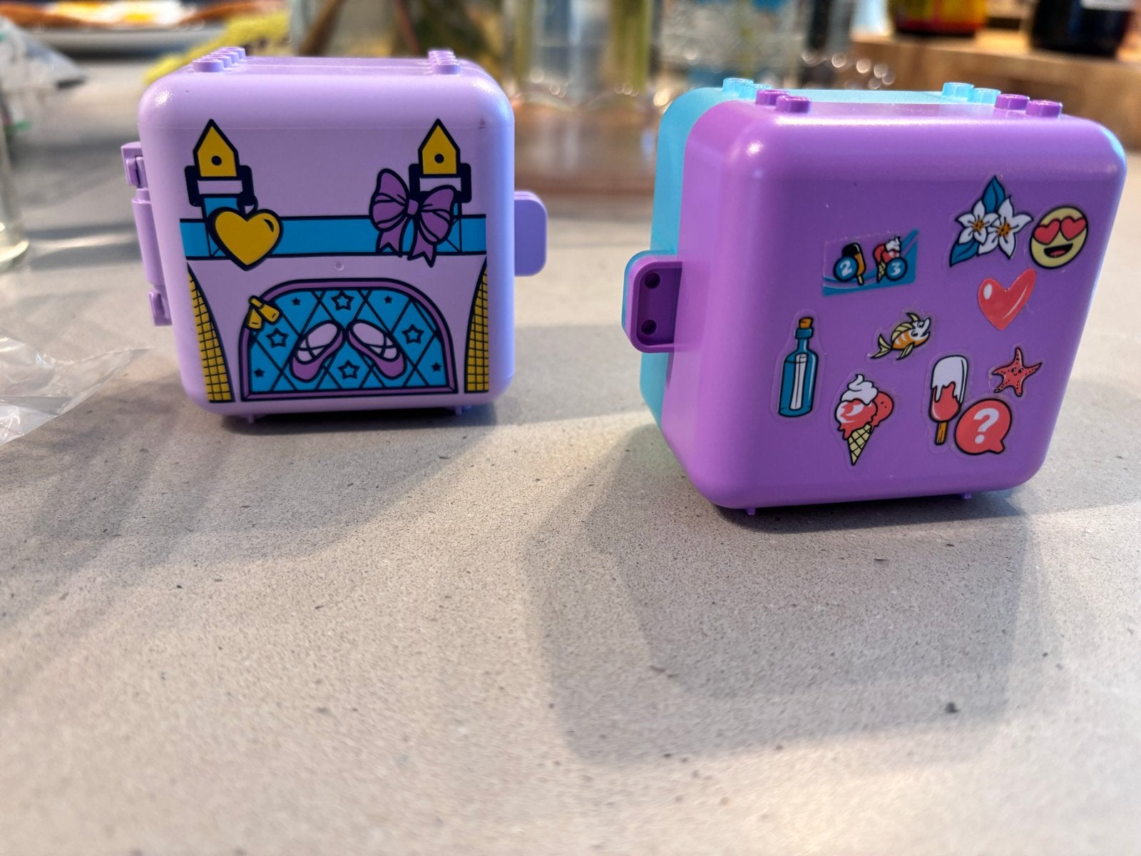 LEGO Friends speelsets in kubus: Ballet en Keuken, Ophalen, Zo goed als nieuw, Overige merken