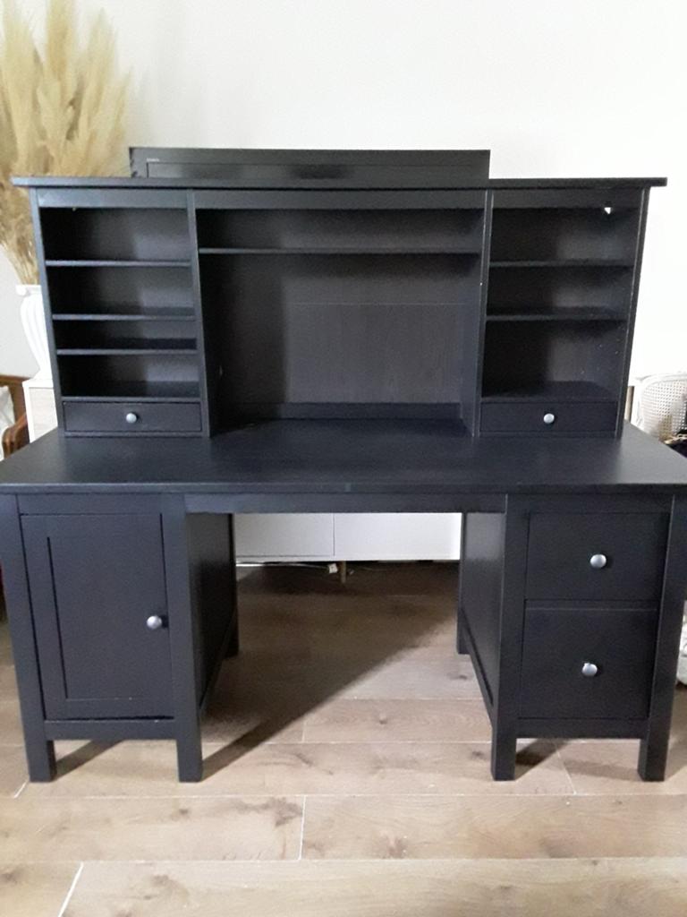 Hemnes bureau met bovenstuk, Huis en Inrichting, Kasten | Secretaires, Ophalen, Gebruikt