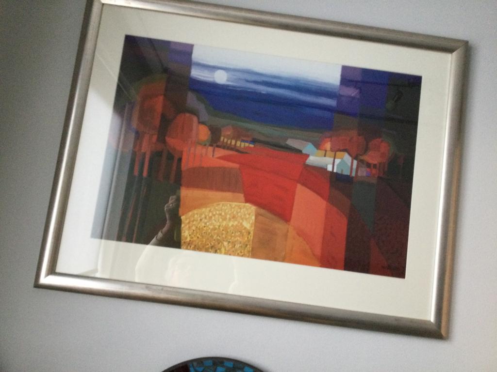Schilderij. Hoogte 66 cmBreed  85 cm, Huis en Inrichting, Ophalen, 50 tot 75 cm, Zo goed als nieuw, Schilderij