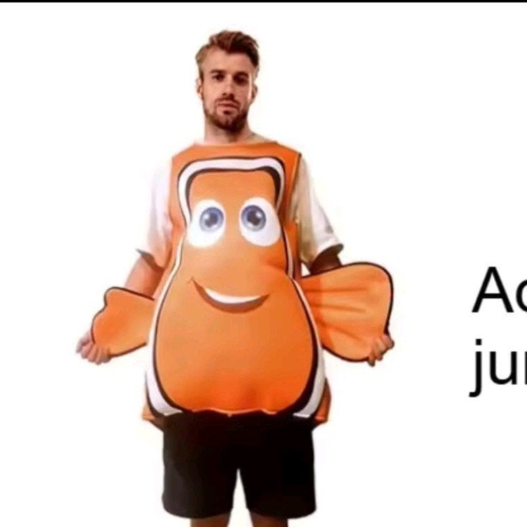 Vis / Nemo Kostuum Volwassenen, Ophalen, Nieuw, Carnaval