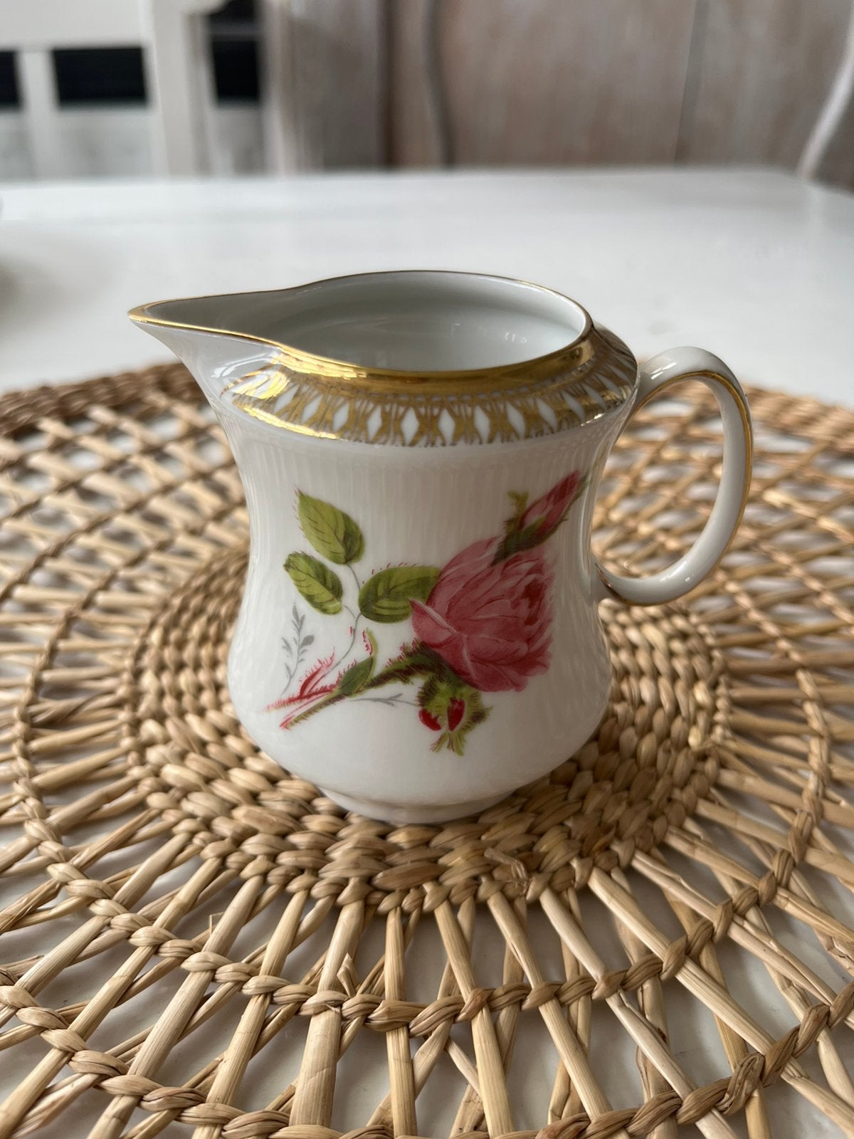 Prachtig vintage porselein melk kannetje Johann Seltmann, Ophalen of Verzenden