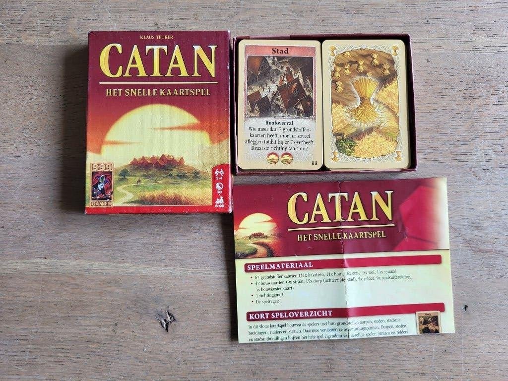 Catan: Het Snelle Kaartspel - Compact en Strategisch, Gebruikt, Ophalen of Verzenden, Een of twee spelers, 999 Games