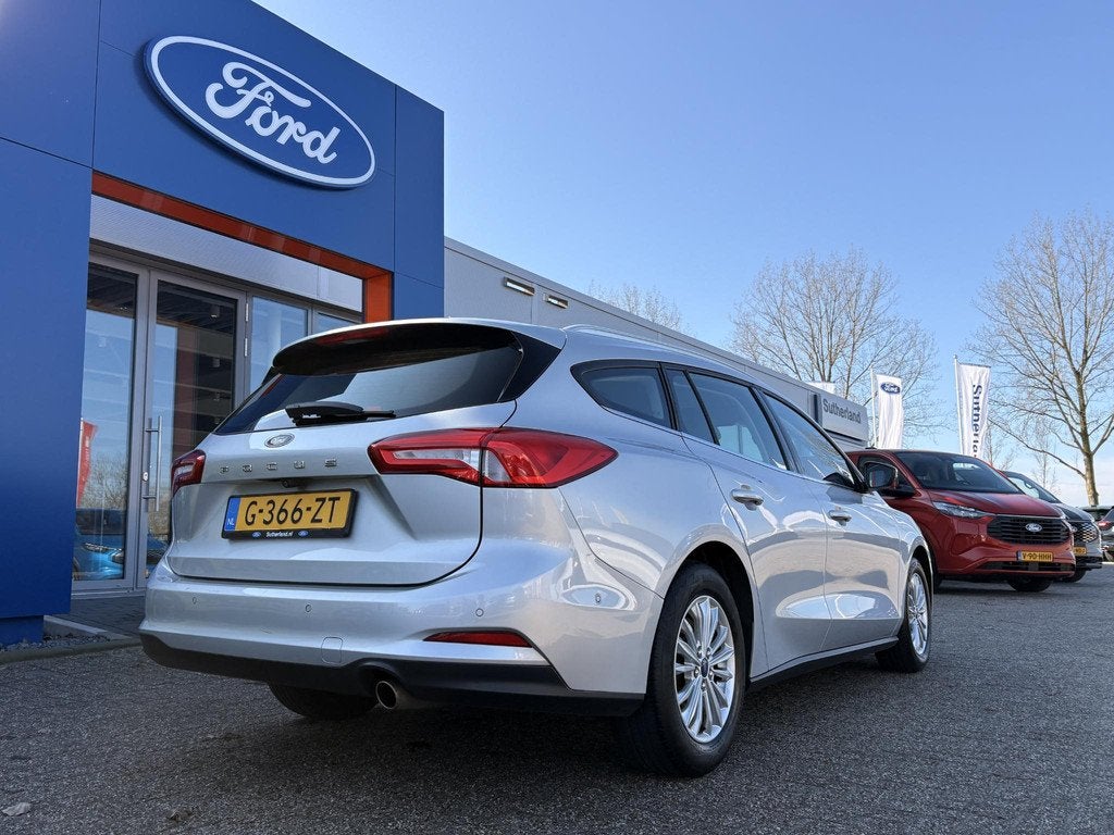 Ford Focus Wagon 1.0 EcoBoost Titanium Business | 58.500 km, Auto's, Ford, Automatische klimaatregeling, Gebruikt, 1283 kg, 23 km/l