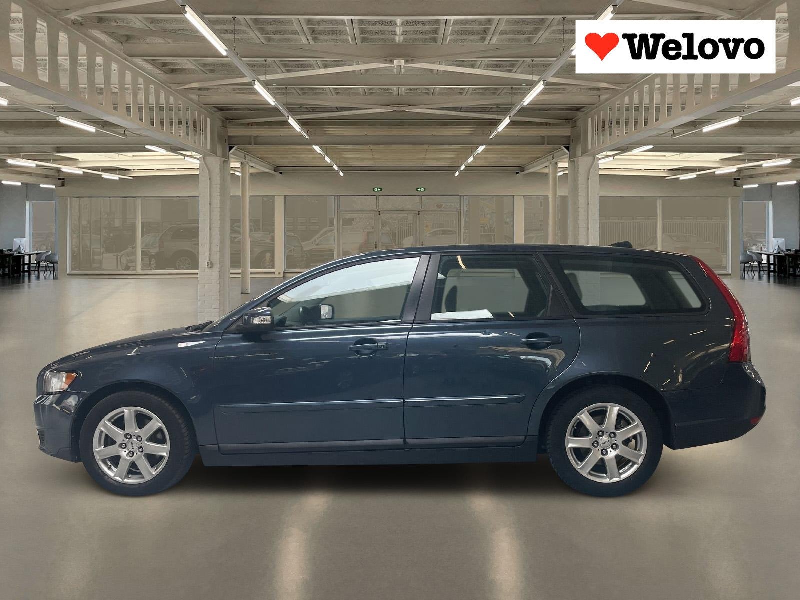 Volvo V50 2.4 Edition I Rijklaar+garantie..., Auto's, Gebruikt, 700 kg, Blauw, 2435 cc