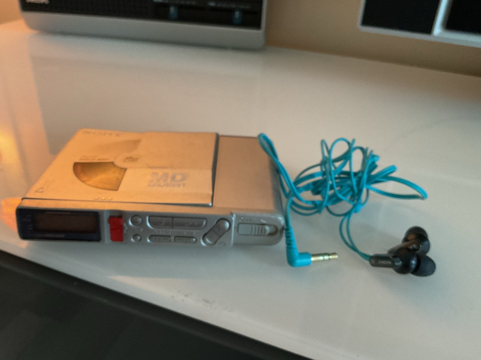 🔥 Sony MD Walkman MZ-R37 Minidisc Speler met Oortjes 🔥, Ophalen of Verzenden, Minidisc-speler