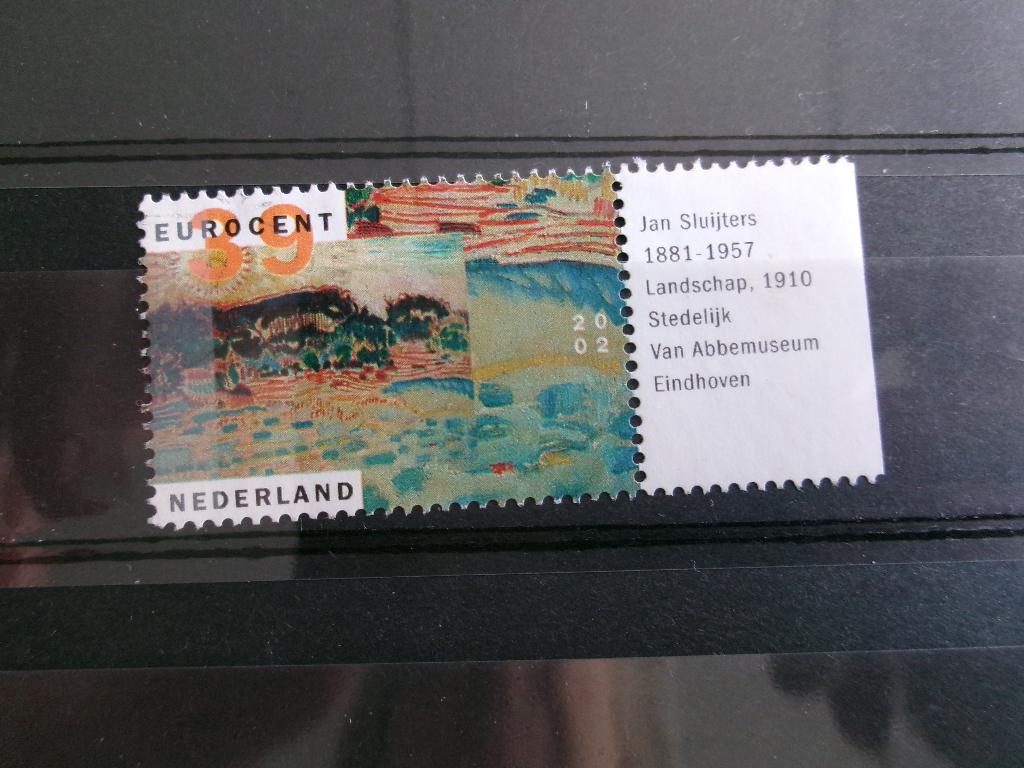 2002 - landschap met tab (913c), Verzenden, Gestempeld