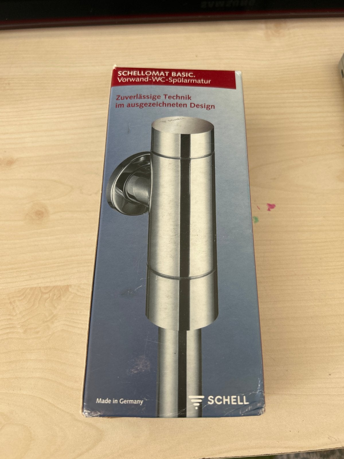 Schellomat Basic Voorwand-WC-Spoelarmatuur Chroom, Ophalen of Verzenden, Nieuw, Chroom, Toilet
