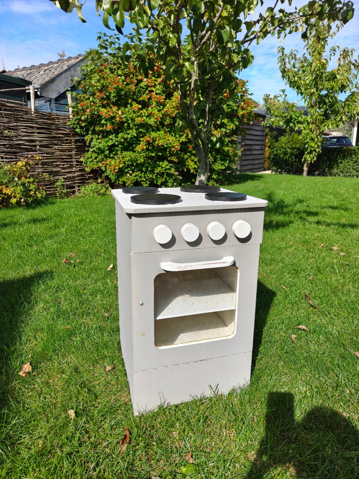 Houten speelgoedfornuisje voor kinderen, Ophalen, Gebruikt, Knutselen