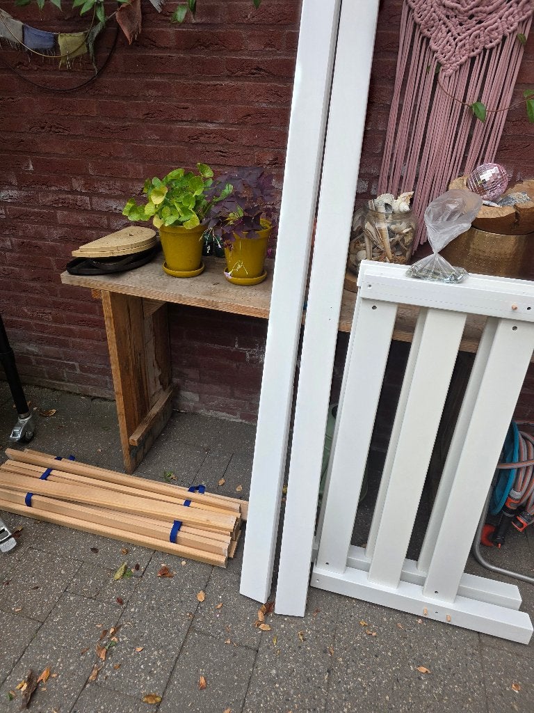 Bedombouw, Ophalen, Gebruikt, 90 cm, Eenpersoons