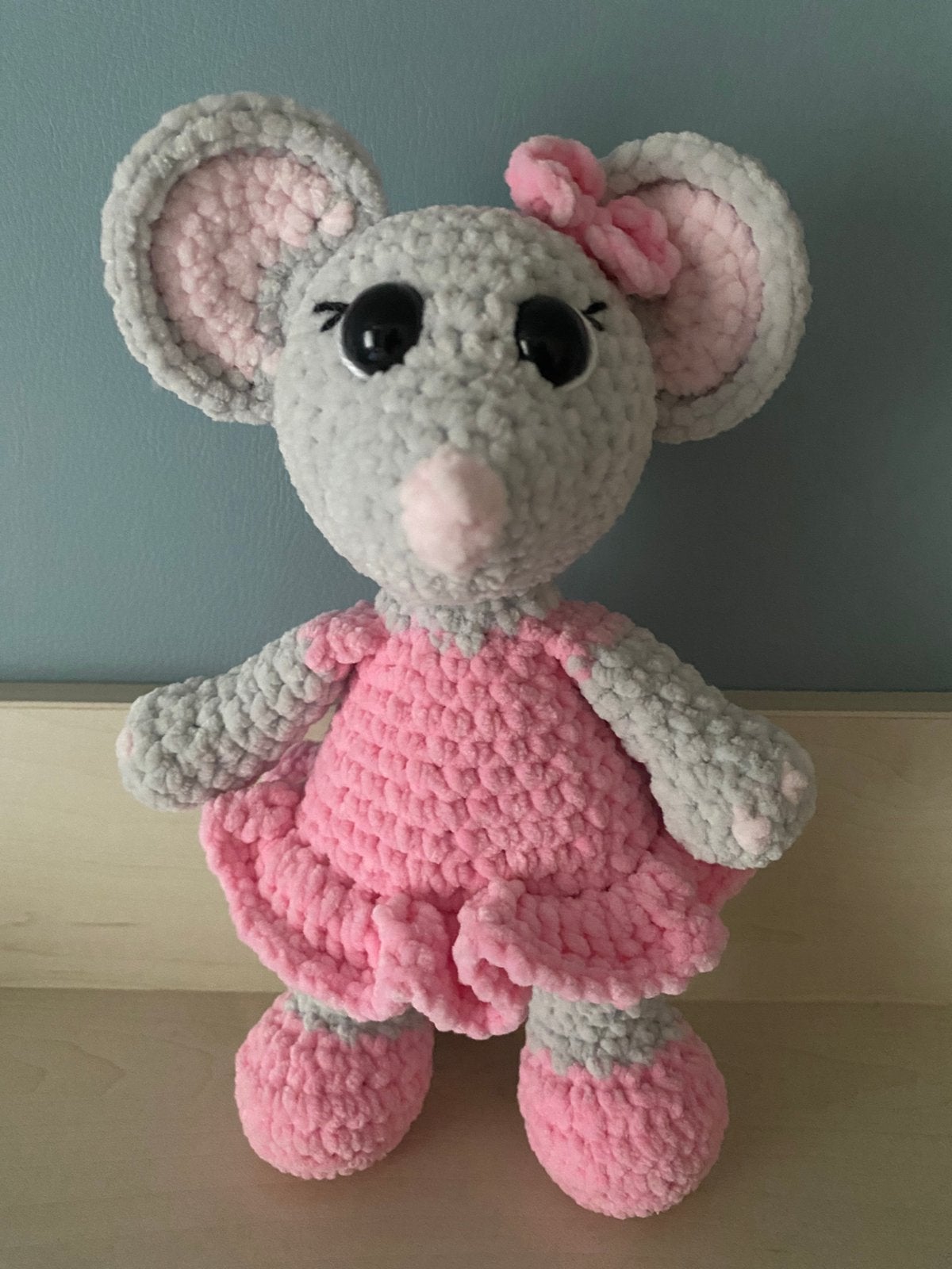 Gehaakt muisje, Handmade, Ophalen of Verzenden, Nieuw, Muis, Handgemaakt