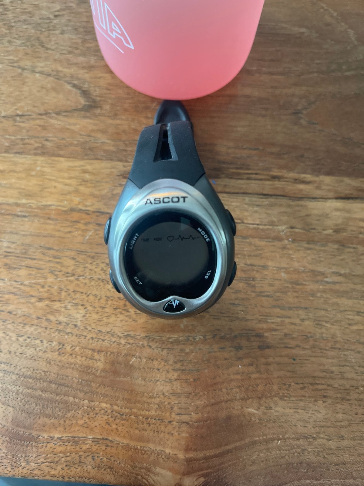 Ascot Hartslagmeter met borstband, Sport en Fitness, Hartslagmeters, Ophalen, Gebruikt, Overige merken, Met borstriem