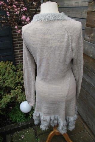 Jurk bruin/ grijs Myrine & Me mt XL Vaste prijs OPRUIMING, Bruin, Maat 46/48 (XL) of groter, Ophalen of Verzenden, Zo goed als nieuw