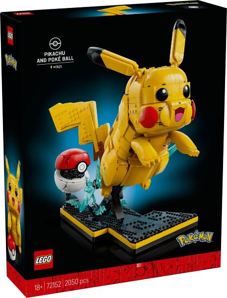 Lego Pokemon set 72152 Pikachu and Poké Ball {Poke}