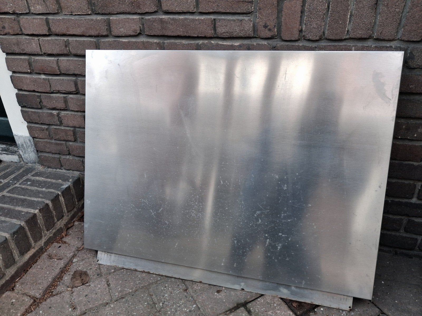 RVS Plaat - Roestvrijstalen Plaat, Doe-het-zelf en Verbouw, Metalen, Ophalen, Gebruikt, Overige metalen