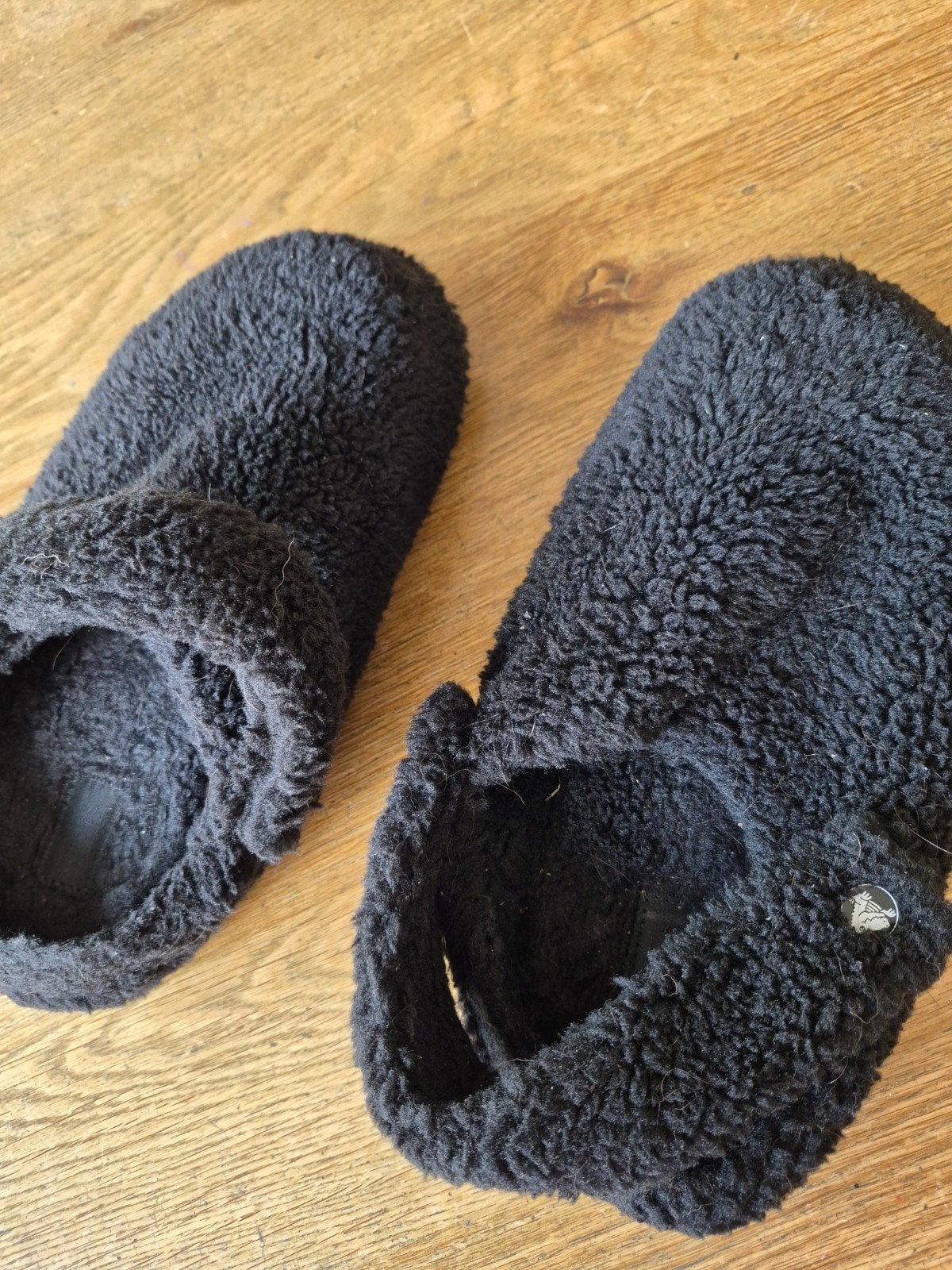 Zwarte Crocs sloffen maat 38/39, Zwart, Ophalen of Verzenden, Crocs, Pantoffels of Sloffen