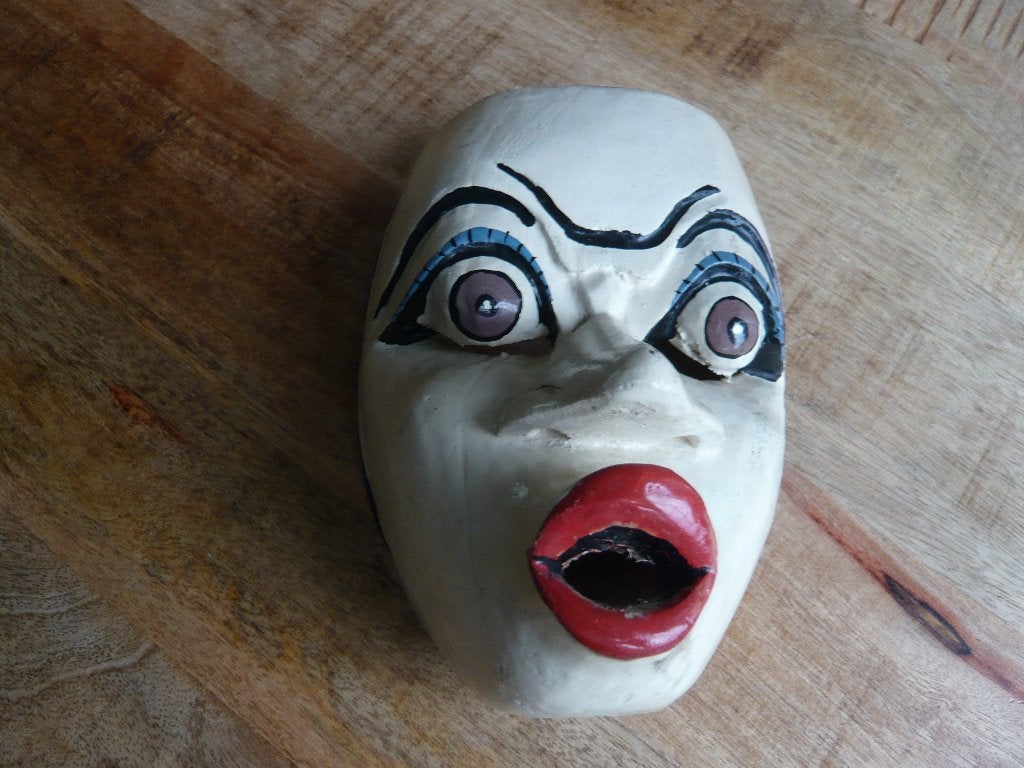 gezicht masker, Antiek en Kunst, Kunst | Beelden en Houtsnijwerken, Ophalen of Verzenden