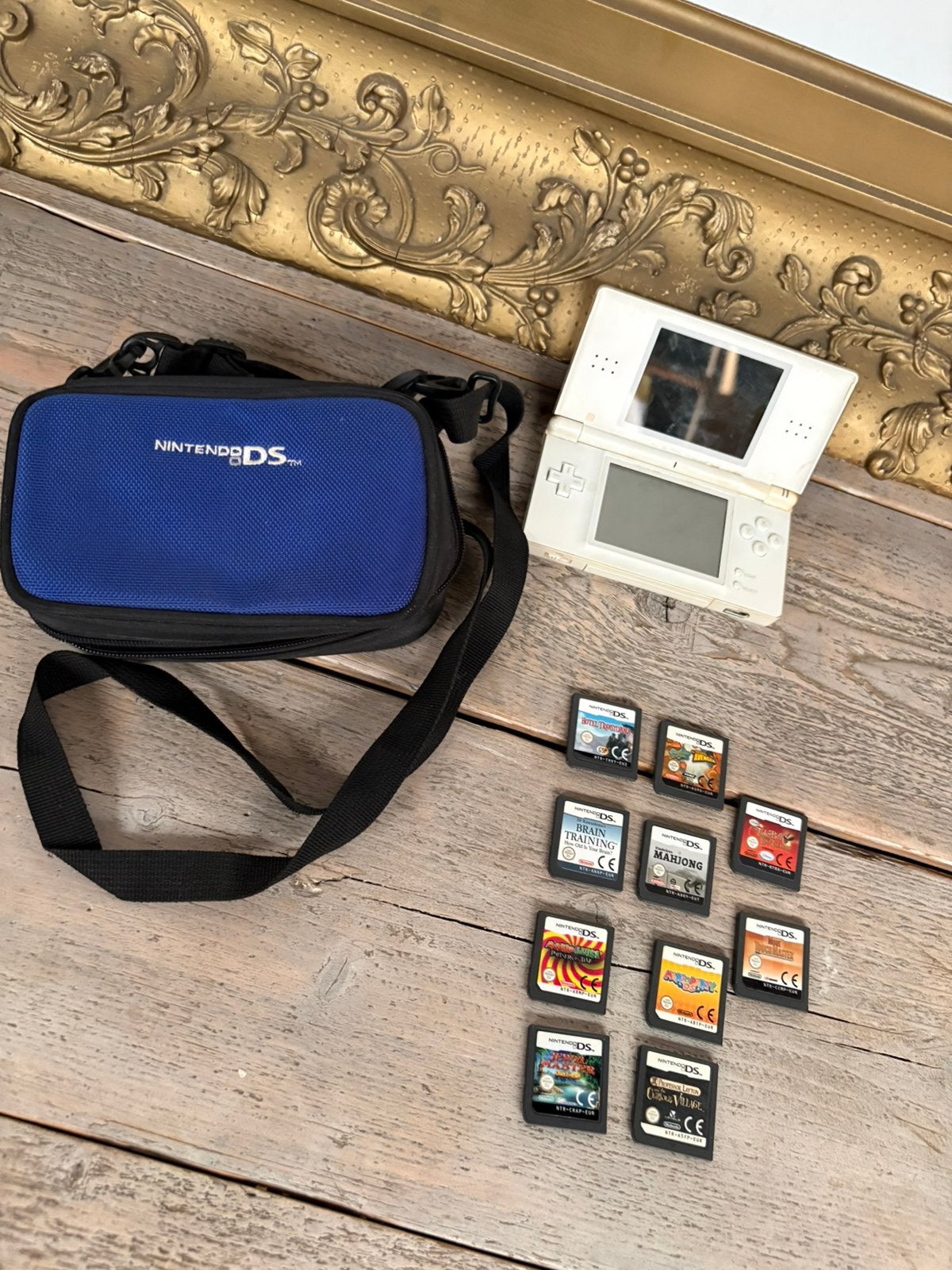 Nitendo ds met spelletjes games, Spelcomputers en Games, Ophalen of Verzenden, Gebruikt, DS Lite