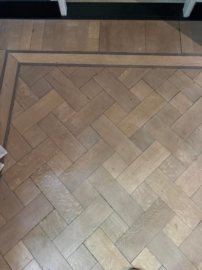 Prachtige originele eiken vloer 110 m2, Doe-het-zelf en Verbouw, Vloerdelen en Plavuizen, Gebruikt, Vloerdelen of -planken, Hout