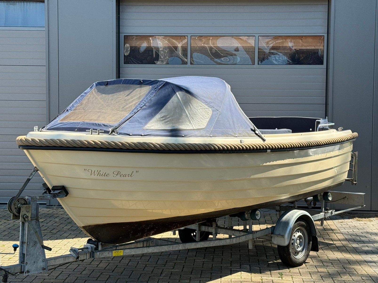 Oud Huijzer 480 | Yamaha 15PK | Kalf Trailer | Nette set!, Watersport en Boten, Sloepen, Ophalen, Rondzit, Gebruikt, 15 pk