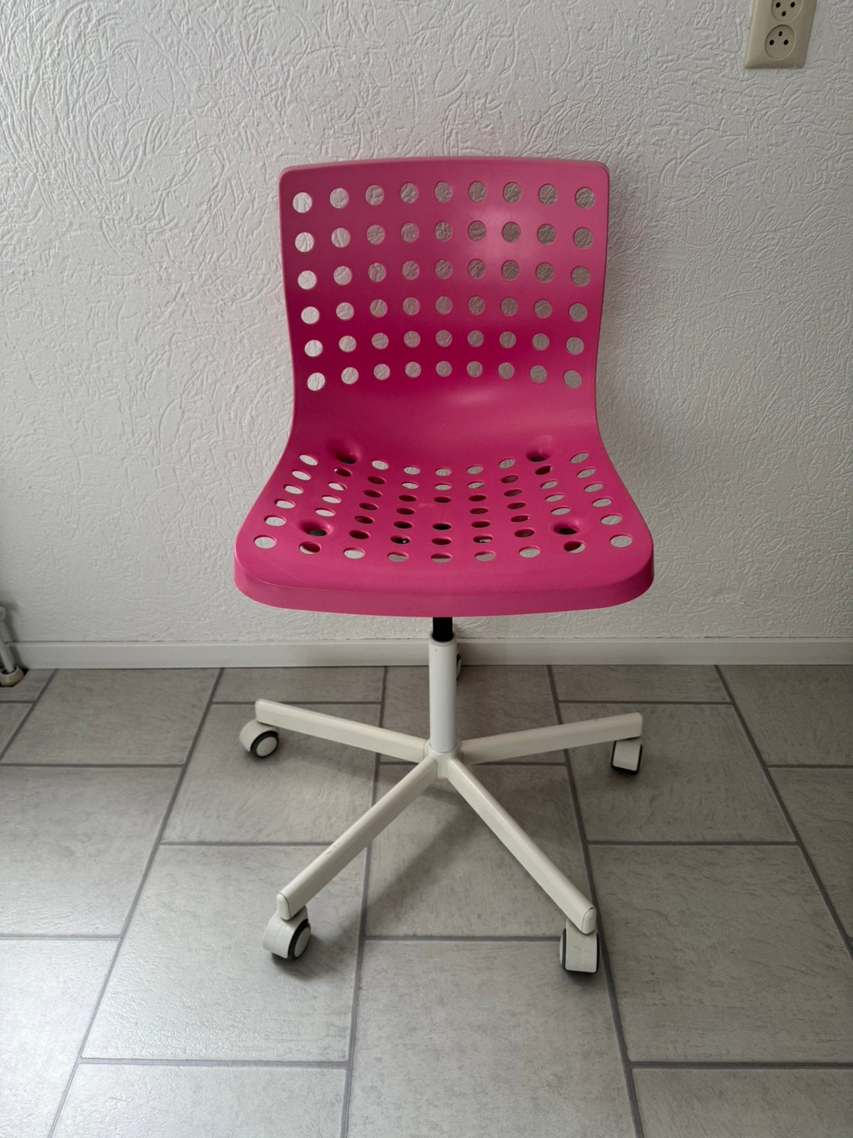 IKEA Sporren bureaustoel, Huis en Inrichting, Bureaustoelen, Ophalen, Gebruikt, Roze, Bureaustoel