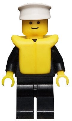LEGO City cop017 Police - Suit with 4 Buttons, Black Legs, W, Lego, Ophalen of Verzenden, Minifiguur, City