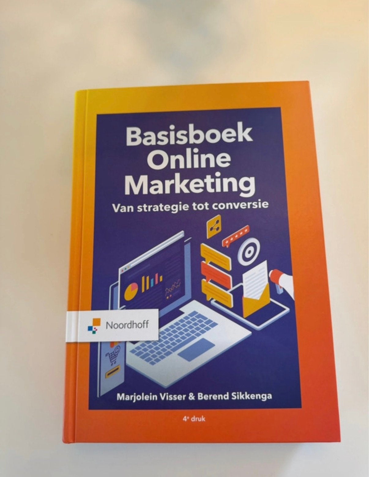 Basisboek Online Marketing - Visser & Sikkenga (4e druk), Boeken, Ophalen of Verzenden, Gamma, Zo goed als nieuw, HBO