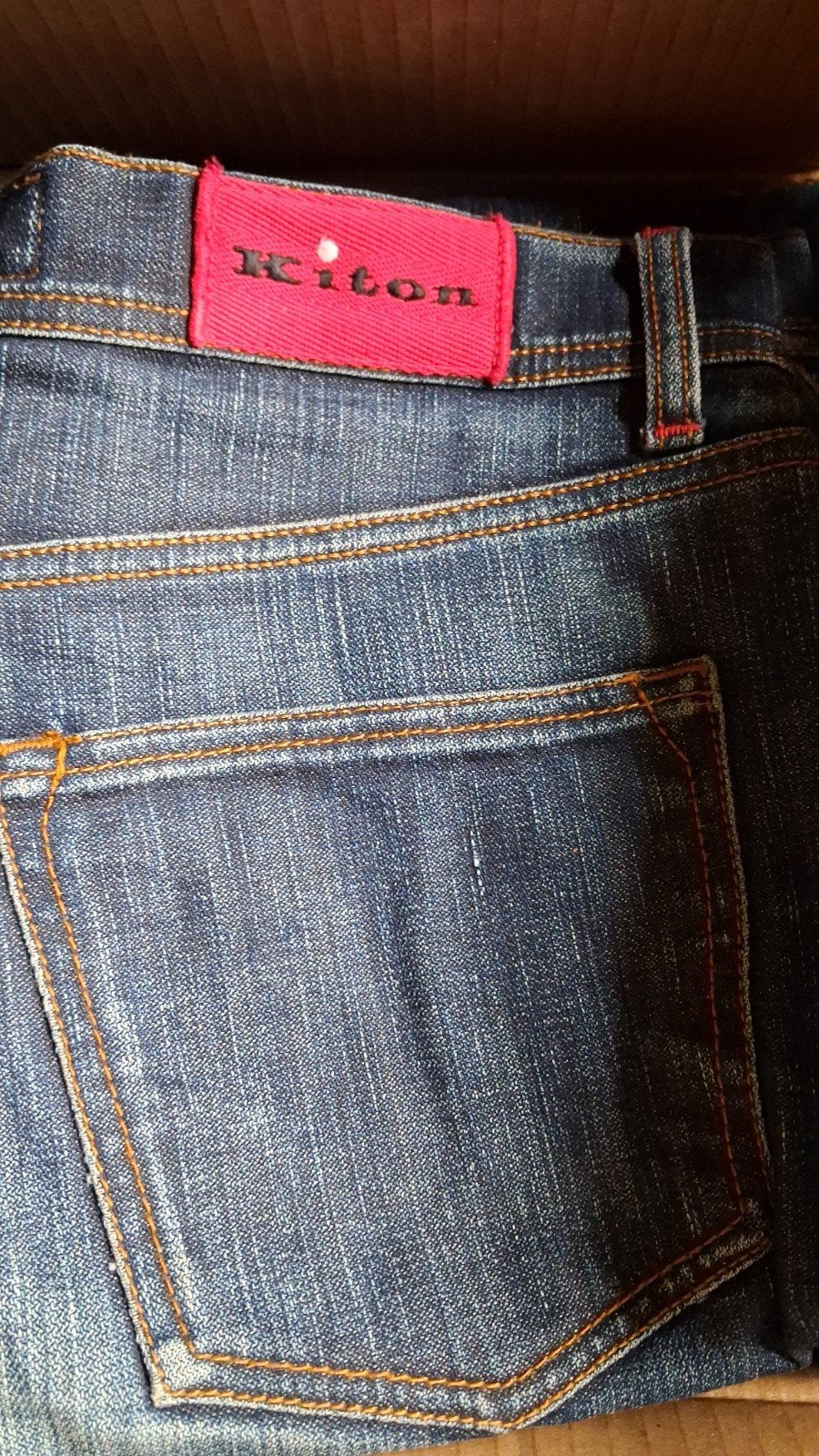 Kiton jeans, Ophalen, Blauw, Zo goed als nieuw, W33 - W34 (confectie 48/50)