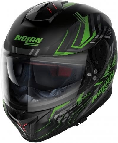 Nolan N 80-8 turbolence N-com black / green maat L, Nieuw met kaartje, Nolan, Nolan, Nolan