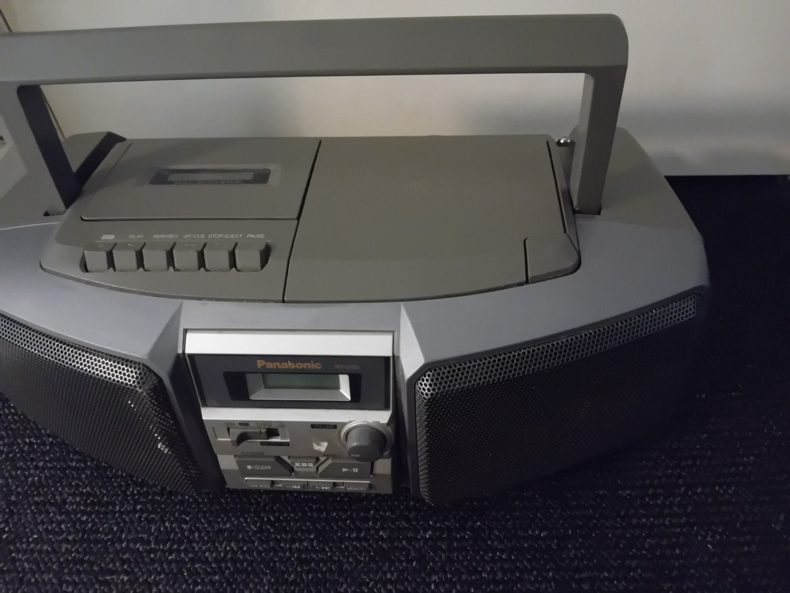 Panasonic radio cd cassettedeck, Ophalen of Verzenden, Zo goed als nieuw, Met cd-speler