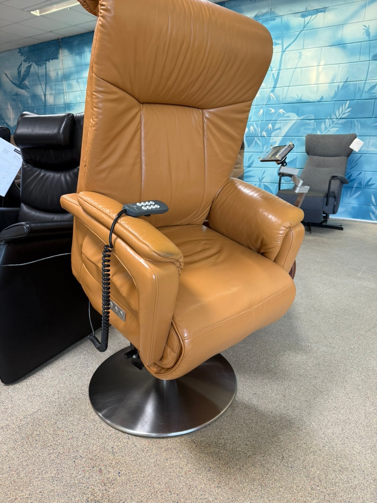 Opruiming Prominent sta op stoel relax fauteuil extra opties, Ophalen of Verzenden, Zo goed als nieuw, Leer, Gratis bezorging regio Utrecht