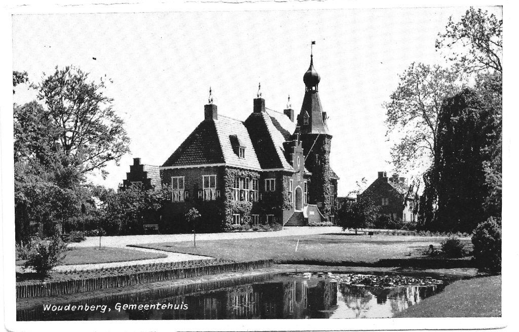 AK Woudenberg - Gemeentehuis, Verzenden, 1940 tot 1960, Ongelopen, Utrecht