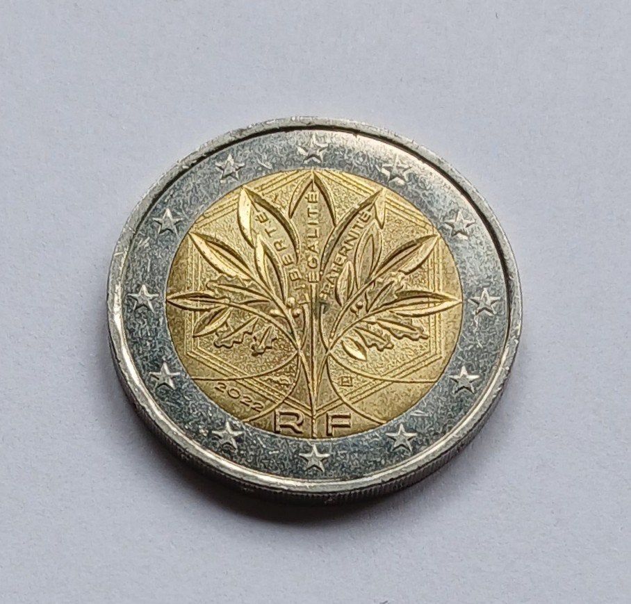 Frankrijk: 2 euromunt 2022., Postzegels en Munten, Ophalen of Verzenden, Frankrijk, 2 euro, Losse munt