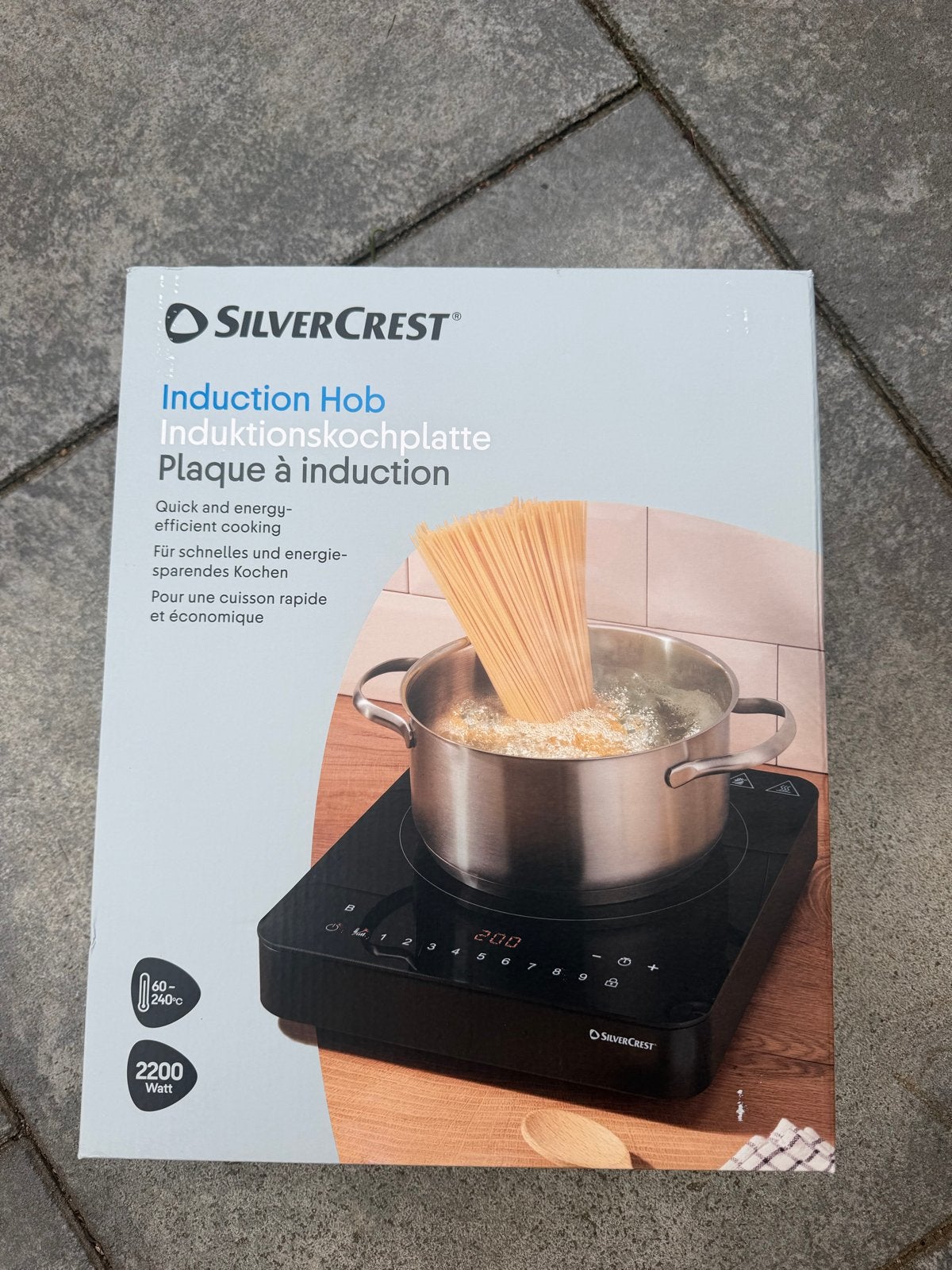 SilverCrest Inductiekookplaat - Nieuw in doos, Nieuw, 3 kookzones of minder, Ophalen of Verzenden, Inductie