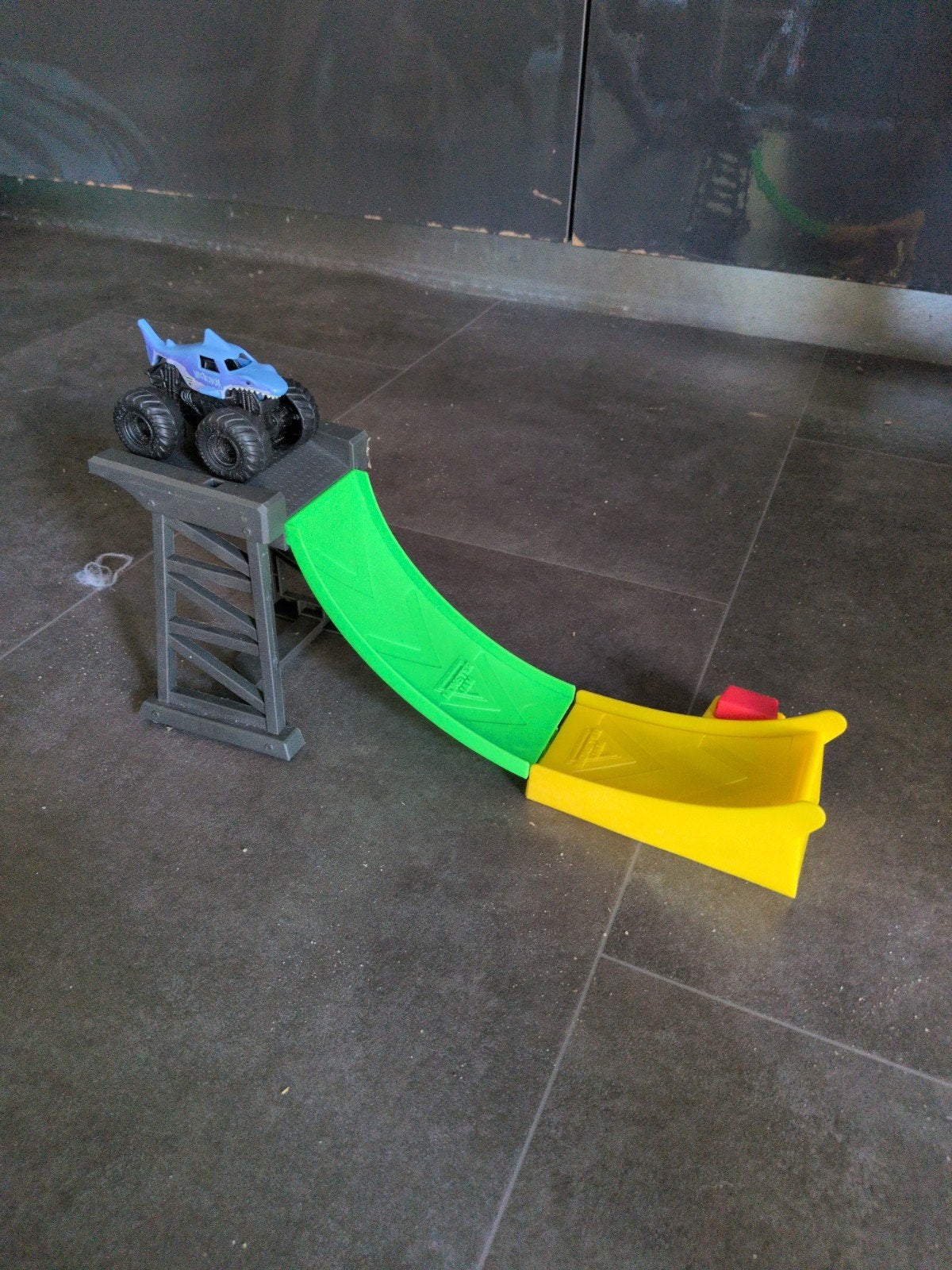 Schietschans met haaienauto., Kinderen en Baby's, Ophalen