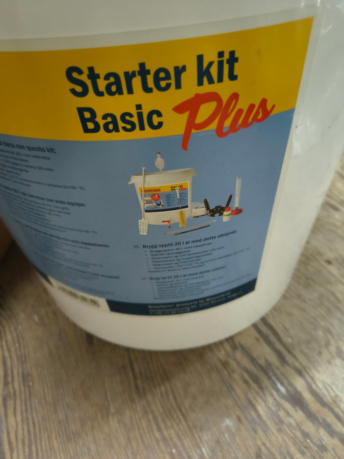 Bierbrouw Starter Kit Basic Plus - Compleet Pakket, Hobby en Vrije tijd, Ophalen of Verzenden, Gebruikt